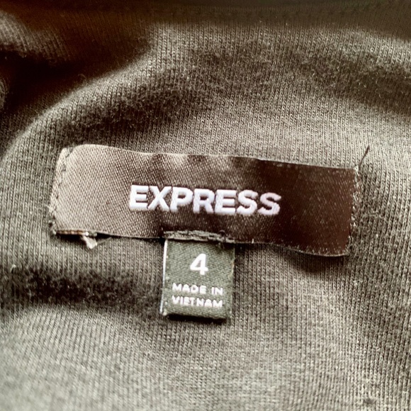 Express Black & White Skater Dress - Picture 6 of 8